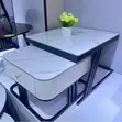 2-in-1 Zamani Tsakiya Table Mai Leda - 2