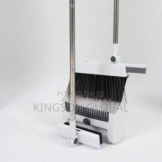 4-in-1 Dustpan & Brush Combination Set - 1