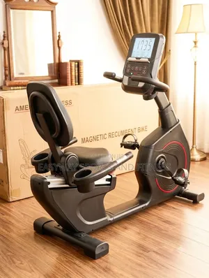 American Fitness Heavy Duty Commercial Magnetic Recumbent Bike