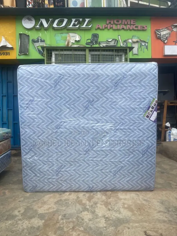 Home Interiors 6x6ft Semi-Orthopedic Mattress (18-inch) - 1