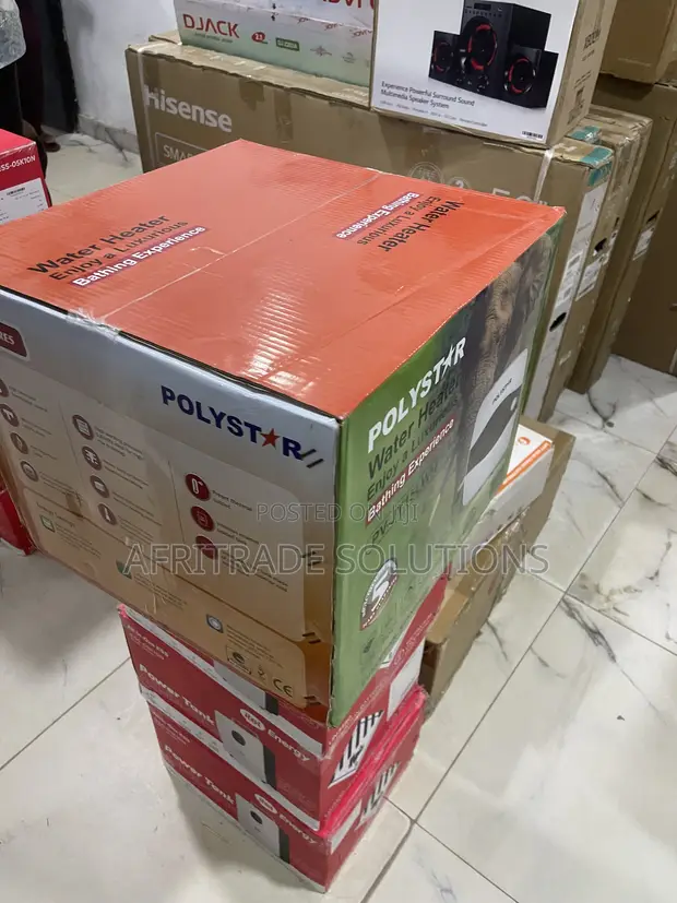 Polystar PV-JY15LWH 15L Vertical Water Heater - 1