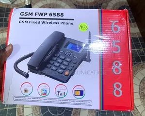 New EL D68 32GB Black Fixed Wireless Phone