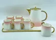 Luxury 8-Piece Ceramic Tea Set tare da Tray - 3