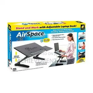 Adjustable Laptop Stand with Cooling Pad