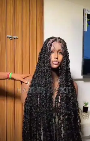 30" Long Braids All Round Lace Wig