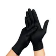 100pcs Black Disposable Hand Gloves Akwati - 1