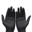 100pcs Black Disposable Hand Gloves Akwati - 2