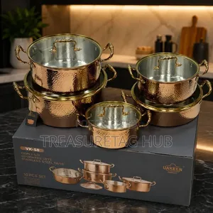 Uakeen Cookware Pot - Rose Gold
