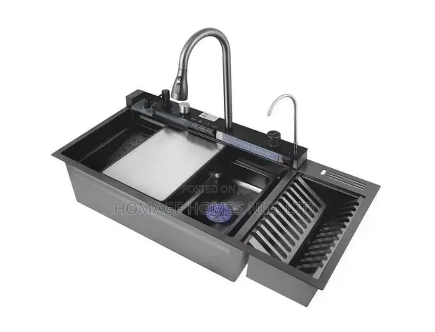 Luxury Kitchen Sink with Tap & Accessories - 1