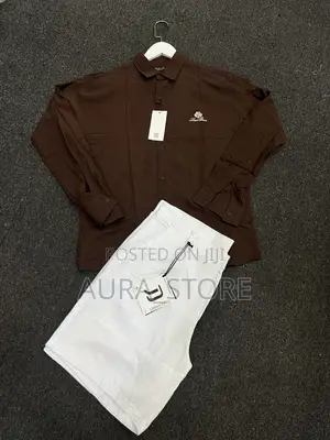 Linen Short Sleeve Shirt and Linen Pant Set