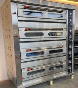 Brand New 4-Deck 16-Tray Bakery Oven (Gas/Electric)