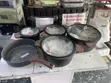 5 Piece Non-Stick Pot Set - Black - 5