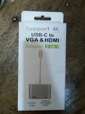 Type-C to VGA & HDMI Adapter