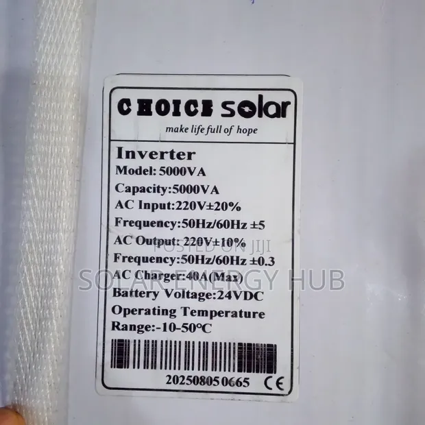 5kVA/24V Choice Solar Inverter - 1