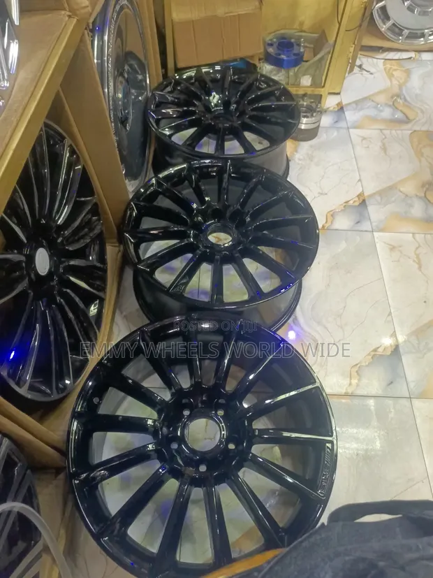 20-inch AMG Wheels for Mercedes-Benz (All Black) - 1