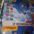18-Inch Qasa Fan Mai Amfani da Hasken Rana Mai Sake Caji - 3