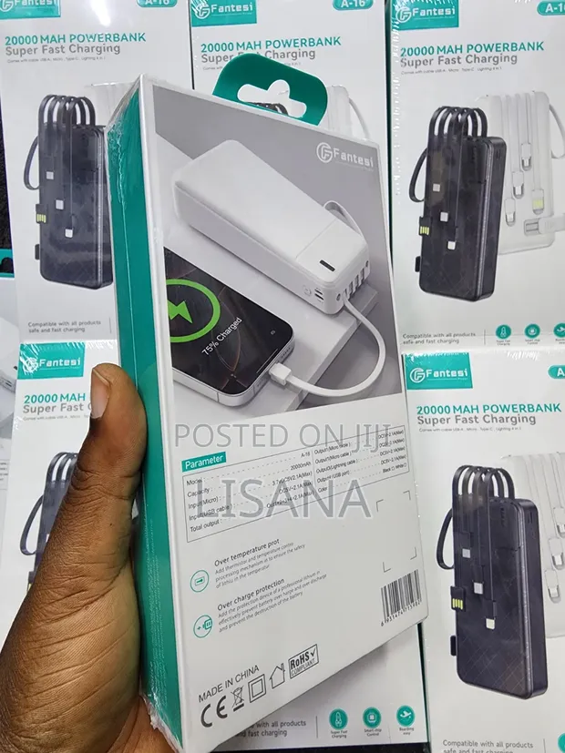 Brand New 20000mAh Powerbank - 22.5W Fast Charging - 1