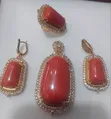 Sarkara ta Kayan Kwalliya - Ja, Orange, Zinari - 3