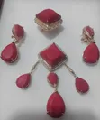 Sarkara ta Kayan Kwalliya - Ja, Orange, Zinari - 4