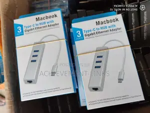 USB-C Hub with Gigabit Ethernet Adapter