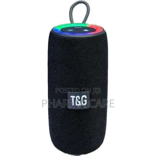 T&G TG431 Cylindrical Waterproof Bluetooth Speaker with RGB LED - 1