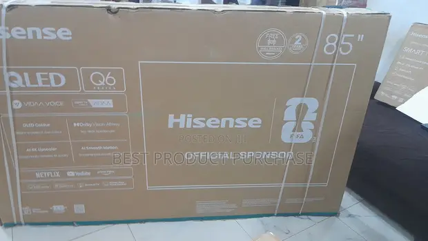 Hisense 85-Inch 4K QLED Smart TV - 1