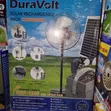 Duravolt 12-Inch Rechargeable Solar Fan - 3
