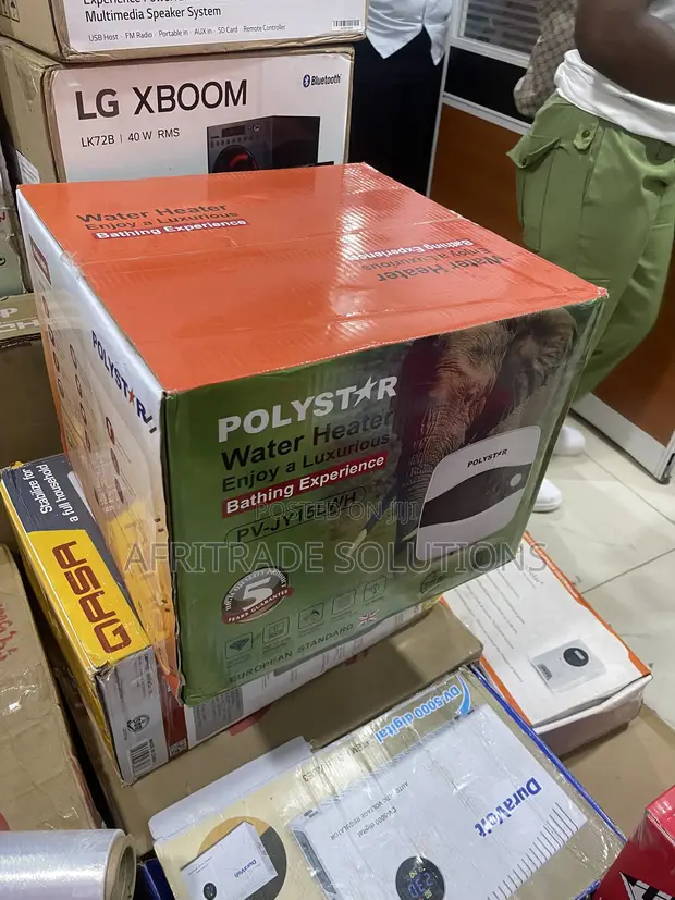 Polystar PV-JY15LWH 15L Vertical Hot Water System - 1