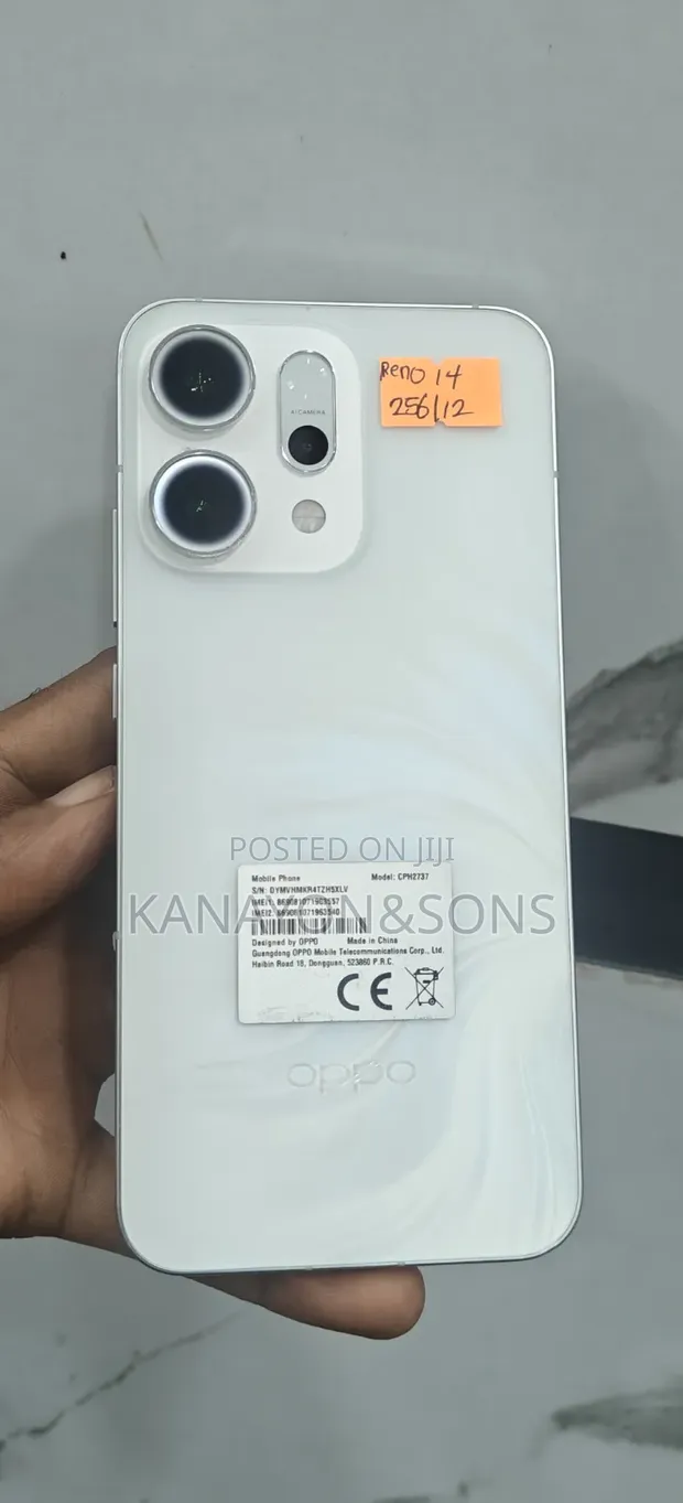 Oppo Reno 14 256GB 12GB RAM White (Used) - 1