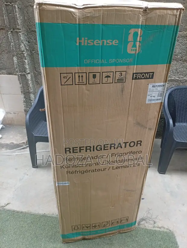 Hisense 205L Double Door Refrigerator - Brand New - 1