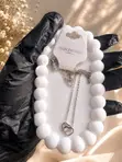 Non-Tarnish Silver Necklace Set - 2