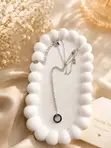 Non-Tarnish Silver Necklace Set - 4