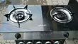 Mewe Table Top Double Burner Gas Cooker - Auto Ignition - 1