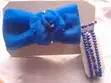 Elegant Blue Crystal Bow Necklace - 5