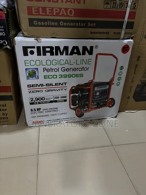 Sumec Firman 2.8kVA Key Start Petrol Generator ECO3990ES - 1