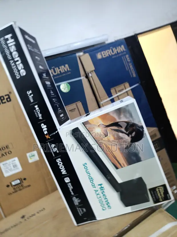 Hisense 500W 3.1CH Soundbar with Wireless Subwoofer - 1