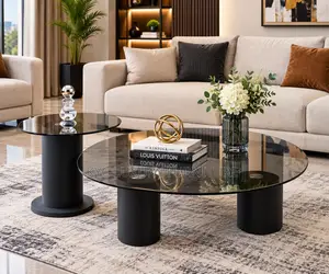 Tempered Glass Center Table - Brand New