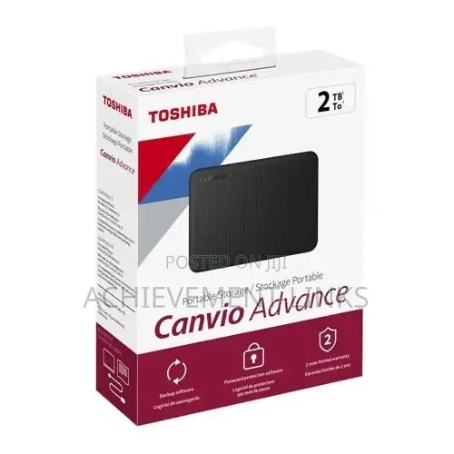 2TB Toshiba Canvio Advance External HDD - 1