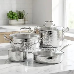 High Quality 5-Piece Stainless Steel Pot Set
