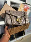 Luxury Coach Shoulder Bag - 3