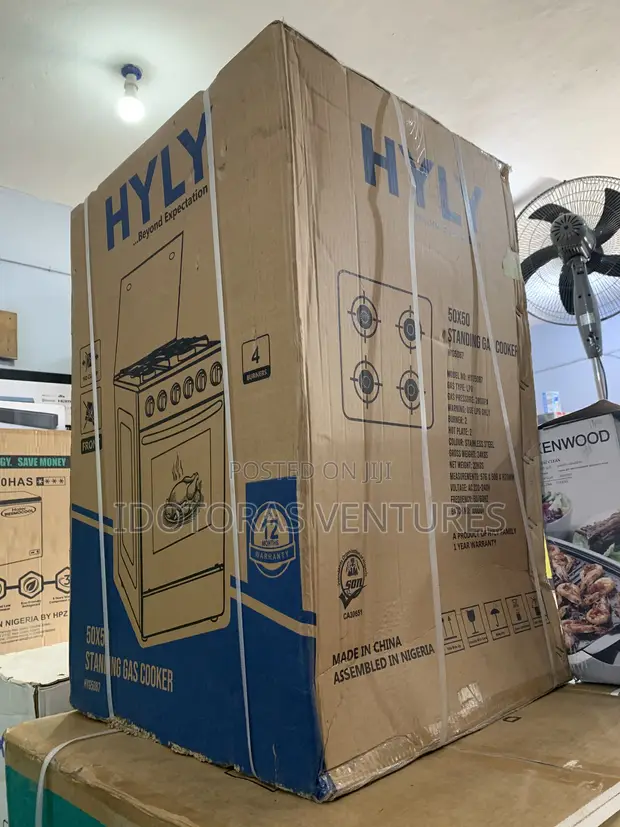 HYLY 50x50 Standing Gas Cooker - 1