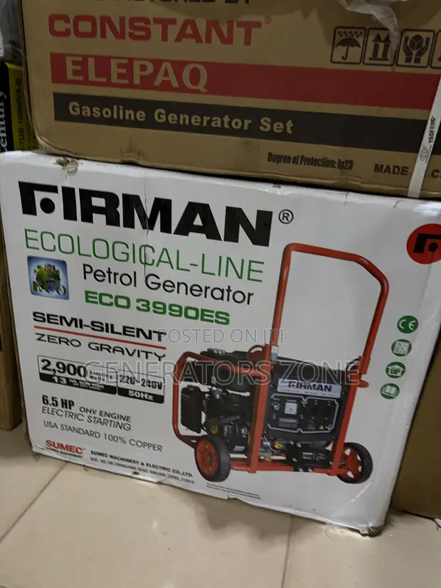 Sumec Firman ECO3990ES 2.8kVA Janareta Mai Fara Da Baturi - 1