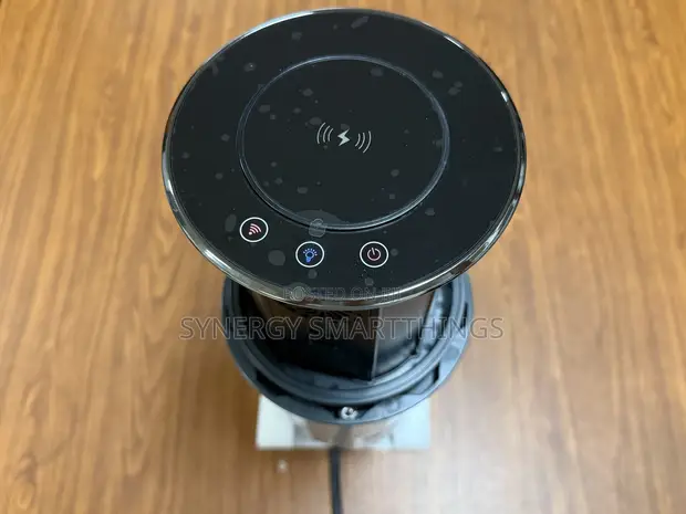 Tuya Retractable Popup Socket with Wireless Charger - 1
