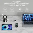 Tuya Retractable Popup Socket with Wireless Charger - 4
