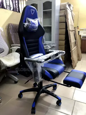 Quality Modern Gaming Chair - Blue and Black