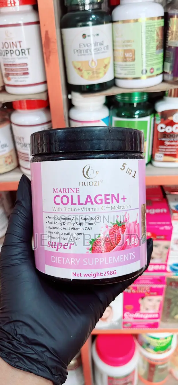 Duozi 5-in-1 Marine Collagen Powder Supplement 258g - 1