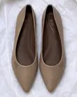 Zara Leather Pointed Ballerina Flats - Brand New - 2