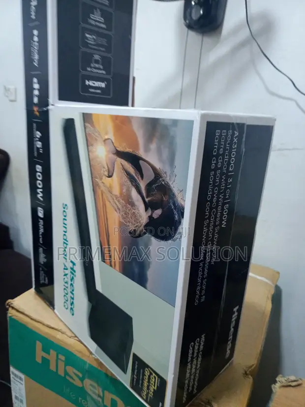 Hisense 500W 3.1CH Soundbar da Subwoofer Mara Wayar Salo - 1