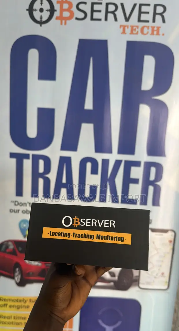Observer Car Tracker GPS + 4G Mai Iya Kashe Mota Daga Wayar Hannu - 1