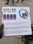 LC-318RGB RGB LED Soft Ring Light tare da Tsayawa - 3